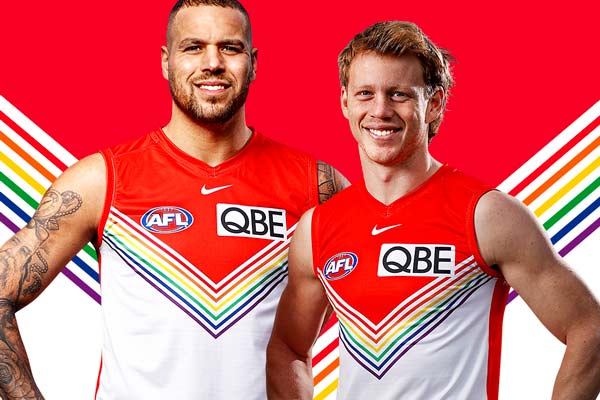 Swans launch Pride guernsey